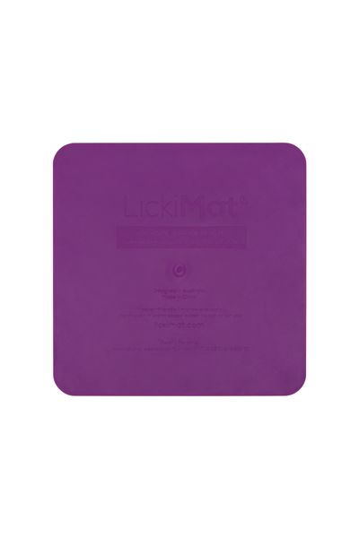 Лизательный коврик антистресс для кошек LickiMatster Purple 30354 фото