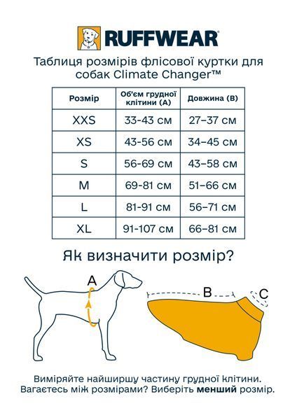 Флісова куртка для собак Ruffwear Climate Changer&trade; Fleece Jacket L Оливковий 47117 фото