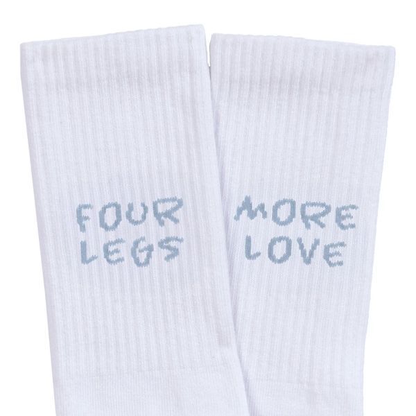 Шкарпетки для власників собак Palopa Tennis Socks Lettering Блакитний/Сірий 2 пари 40-45 45554 фото