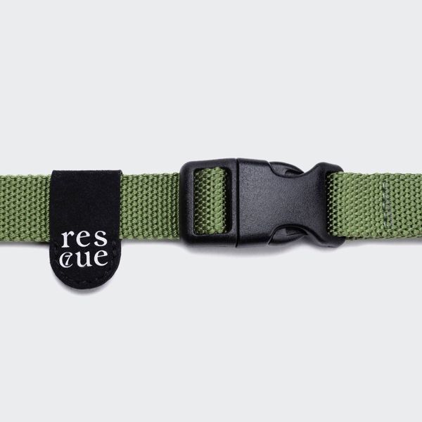 Повсякденний нашийник для собак Cloud7 Rescue Basic Зелений M 46093 фото