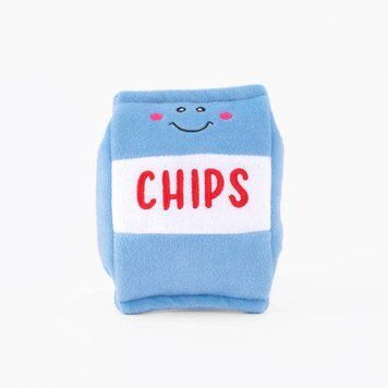 М'яка іграшка для собак чіпси ZippyPaws NomNomz Chips з пищалкою 28470 фото