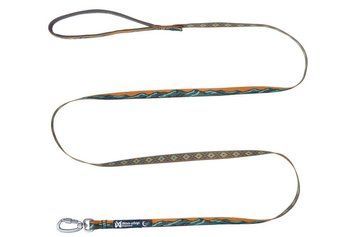 Повідець для собак Trail quest leash RP signature edition Non-stop dogwear Бірюзовий/Дубовий 15 мм/2 м 41432 фото