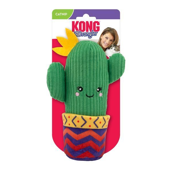 Іграшка для котів Kong Wrangler Cactus 41633 фото