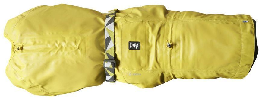 Рефлекторний дощовик для собак Hurtta Mudventure Reflective Coat 30 Жовтий 31403 фото