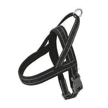 Пом'якшена шлея для собак Hurtta Casual harness ECO 45-55 Чорний 32401 фото