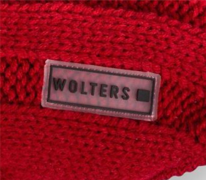 Вязаный свитер для собаки Wolters Cable Knit с узором коса 35 см Красный 28421 фото