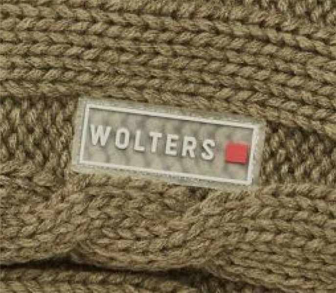 Вязаный свитер для собаки Wolters Cable Knit с узором коса 35 см Оливковый 28420 фото