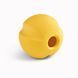 Игрушка мячик с отверстием для вкусняшек для собак Beco Pets Fetch Ball Желтый 31354 фото 5