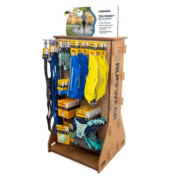 Стенд для мерчендайзинга Ruffwear Semi-Permanent Free Standing Display Trail Runner Family 68 см x 117 см (+30 см верхняя часть) 32600 фото