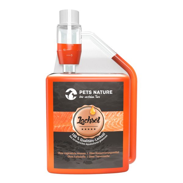 Лососева олія для собак та котів Pets Nature Salmon Oil 500 мл 29517 фото