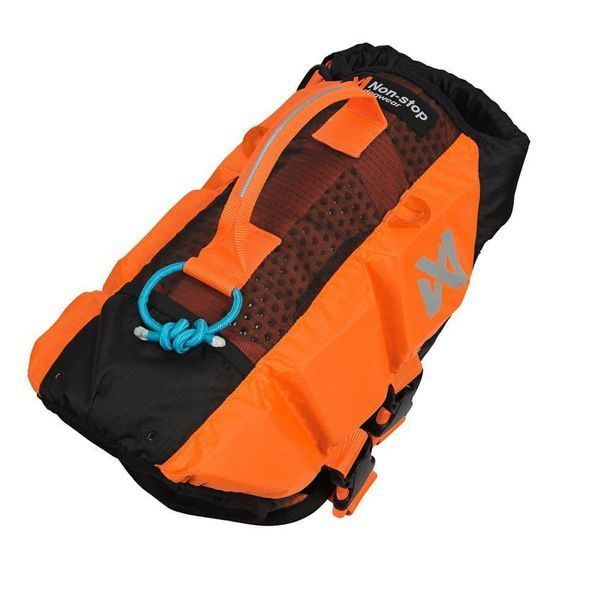 Рятувальний жилет для собак Protector life jacket Non-stop dogwear Чорний/Помаранчевий 7 40512 фото