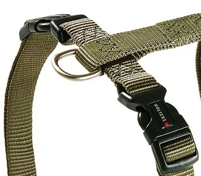 Анатомическая шлейка для собак Wolters Professional M 30-50 см / 15 мм Оливковый 28134 фото