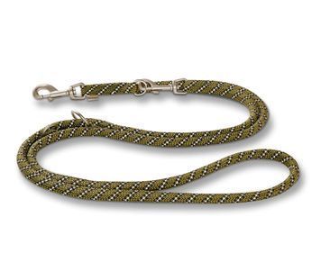 Повідець-канат для собак Wolters Everest-Rope Programme Leash extra long 3 м/9 мм Оливковий з чорним 45479 фото