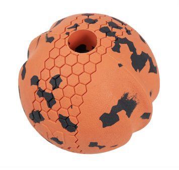 Іграшка для собак м'ячик Non-stop dogwear 6х6 см Чорний/Помаранчевий 40541 фото