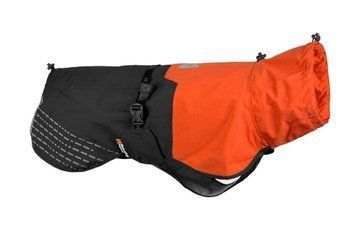 Дождевик для собак Fjord raincoat Non-stop dogwear Черный/Оранжевый 55 40943 фото