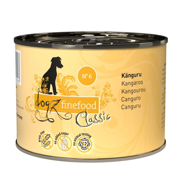 Влажный корм для собак Dogz Finefood No.06 кенгуру 200 г 32180 фото