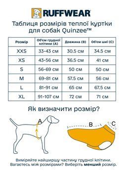 Теплая куртка для собак Ruffwear Quinzee&trade; XXS Зеленый 41749 фото