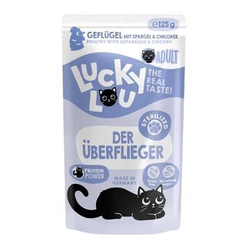 Натуральний вологий корм для стерилізованих котів Lucky Lou Lifestage Sterilized з Птицею 125 г 48297 фото