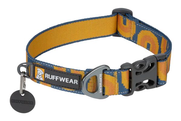 Светоотражающий ошейник для собаки Ruffwear Crag™ 51-66 см Оранжево-синий 30643 фото