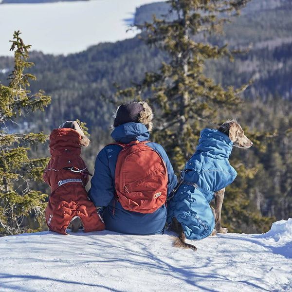 Теплая куртка для собак Hurtta Extreme Warmer III ECO Оранжевый 45 33376 фото