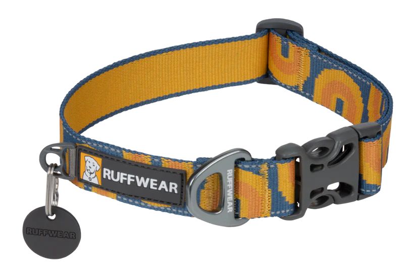 Світловідбиваючий нашийник для собаки Ruffwear Crag™ 51-66 см Оранжево-синій 30643 фото