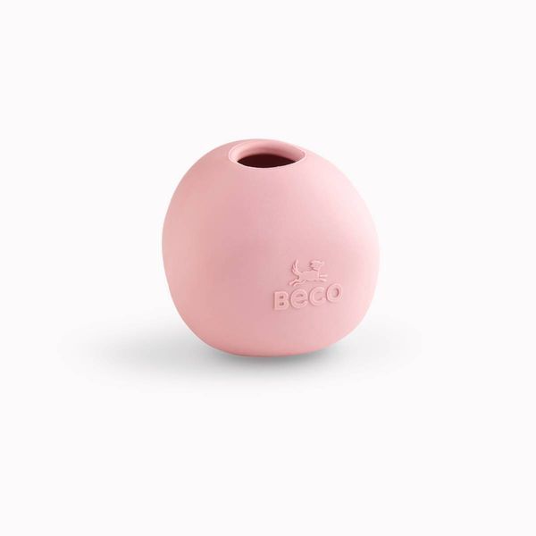 Іграшка м'ячик з отвором для ласощів для собак Beco Pets Wobble Ball Рожевий 31360 фото