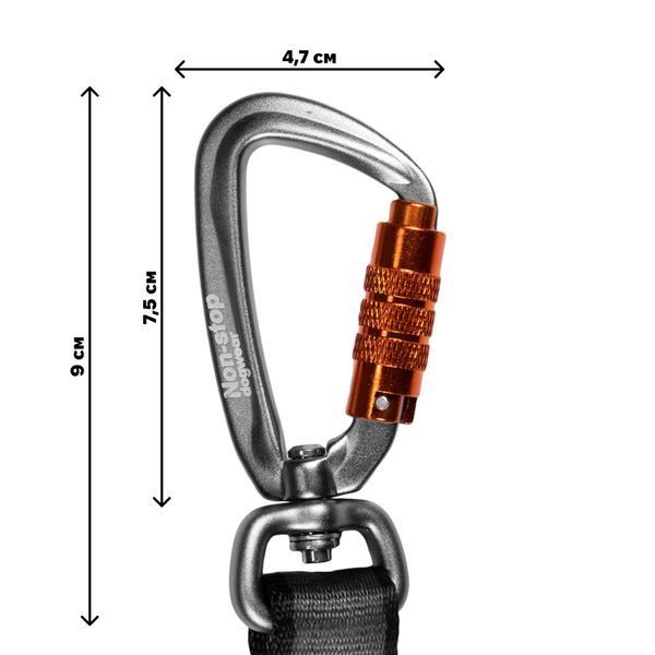 Повідець для собак Move leash Non-stop dogwear Зелений 1,5 м/15 мм 41392 фото