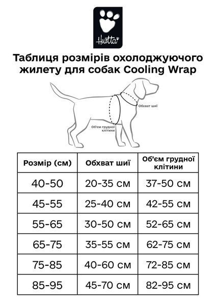 Охолоджуючий жилет для собак Hurtta Cooling Wrap 40-50 см Фіолетовий 47752 фото