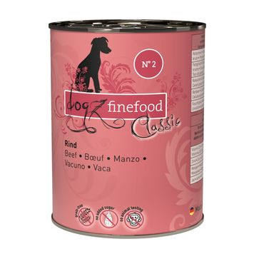 Вологий корм для собак Dogz Finefood No.02 яловичина 400 г 32184 фото