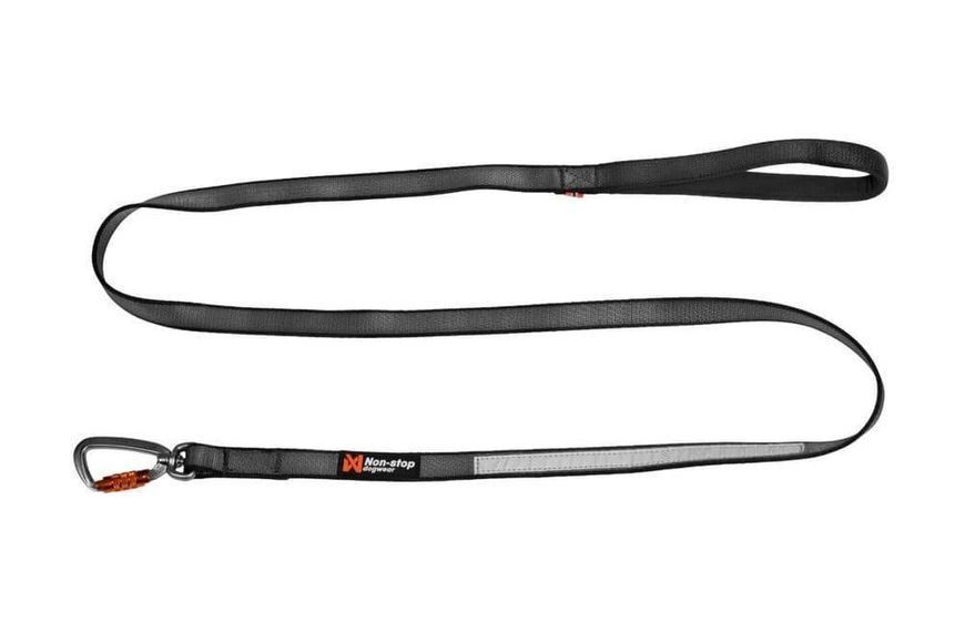 Повідець для собак Move leash Non-stop dogwear Чорний 1,5 м/10 мм 41394 фото