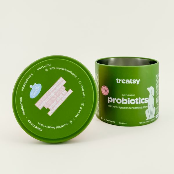 Вітамінний комплекс із пробіотиками для собак Treatsy Probiotics 180 г 60 шт 32741 фото