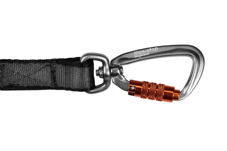 Повідець для собак Move leash Non-stop dogwear Чорний 1,5 м/15 мм 41395 фото
