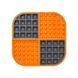 Лизательный коврик антистресс для собак LickiMat Slomo Orange, комбинированный с функцией слоуфидера 27760 фото 2