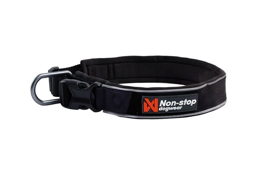 Нашийник для собак Roam Non-stop dogwear Чорний L 40375 фото