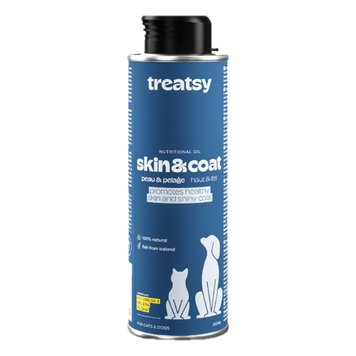 Функциональное масло для шерсти и кожи собак и кошек Treatsy Skin & Coat 250 мл 32746 фото