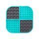 Лизательный коврик антистресс для собак LickiMat Slomo Turquoise, комбинированный с функцией слоуфидера 27764 фото 2