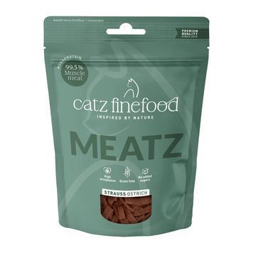 Натуральные лакомства для котов Catz Finefood Meatz No.17 со Страусом 45 г 48229 фото