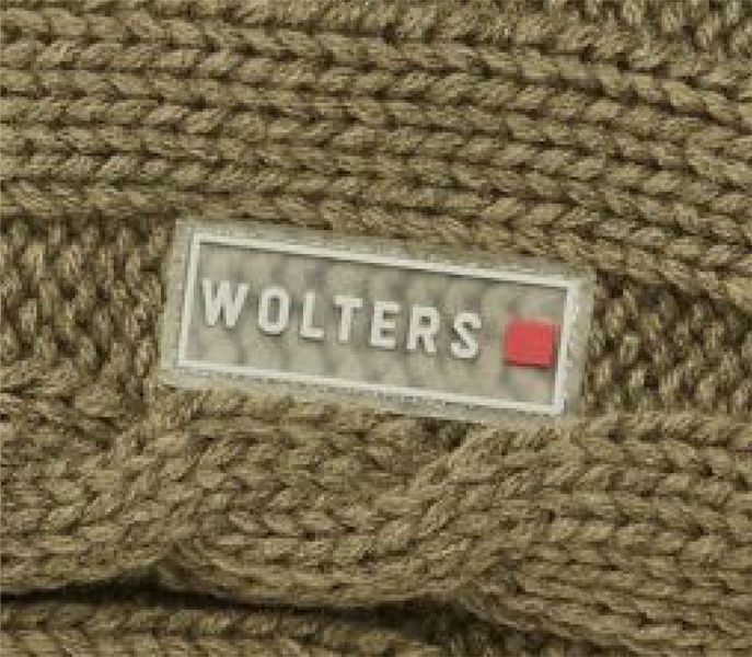 Вязаный свитер для собаки Wolters Cable Knit с узором коса 45 см Оливковый 29616 фото