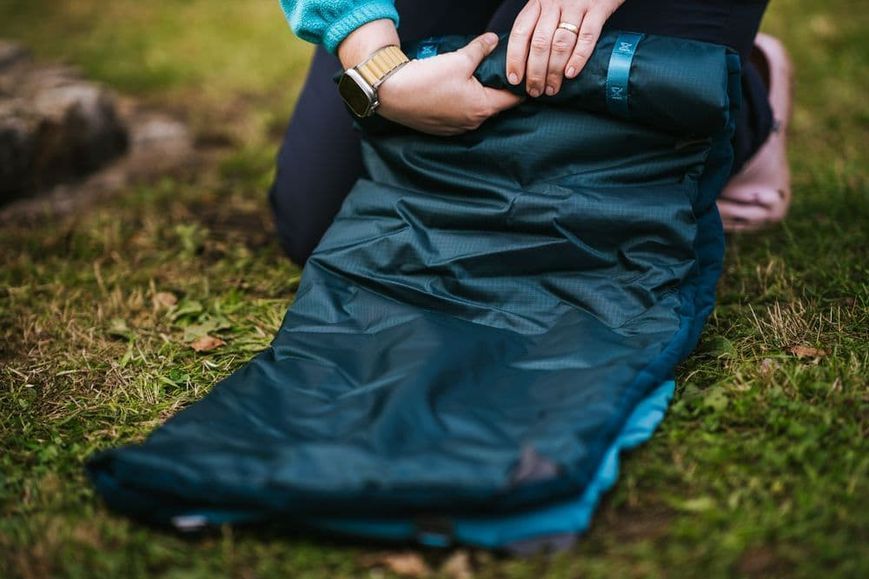 Складной коврик для собак Trekking dog bed Non-stop dogwear Темно-Бирюзовый S 40549 фото