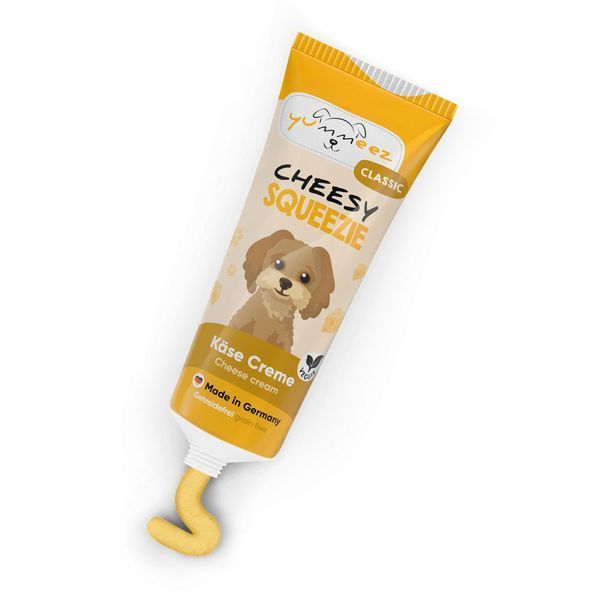 Натуральное жидкое лакомство для собак Yummeez Cheesy Squeezie Сыр 75 г 40211 фото