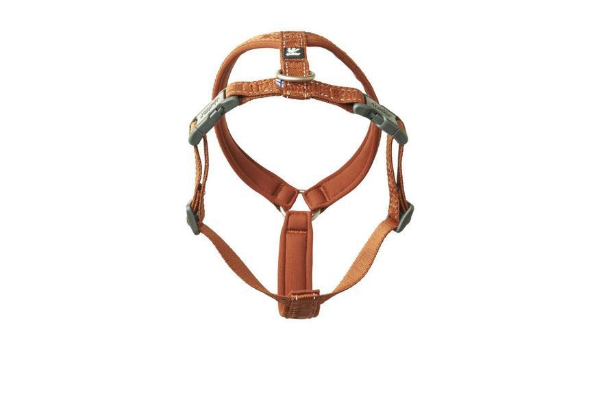 Анатомическая шлейка для собак Hurtta Casual Y-harness 70-80 Коричневый 31651 фото