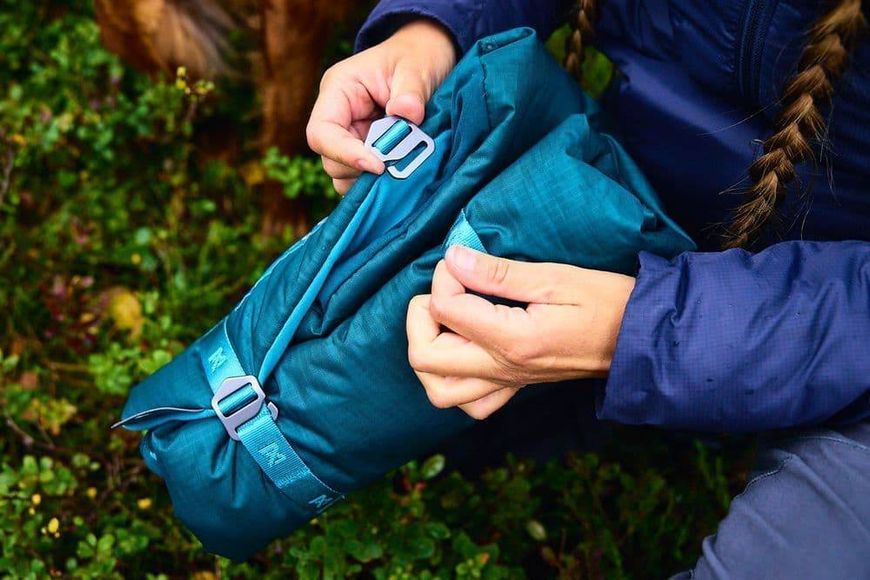 Складной коврик для собак Trekking dog bed Non-stop dogwear Темно-Бирюзовый M 40550 фото