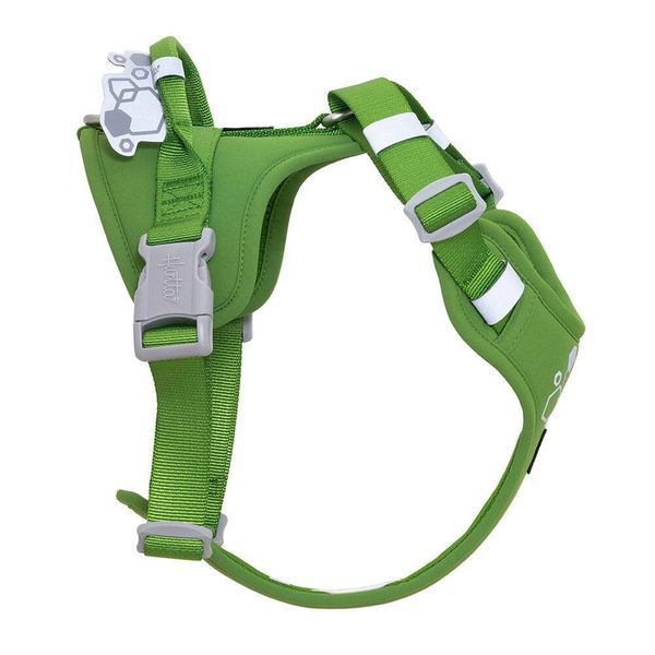 Шлейка смягченная для собак Hurtta Weekend Warrior Harness II ECO Зеленый 75-100 42109 фото