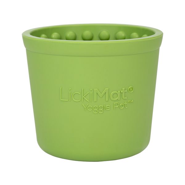 Миска повільного годування собак LickiMat Yoggie Pot Green 30340 фото