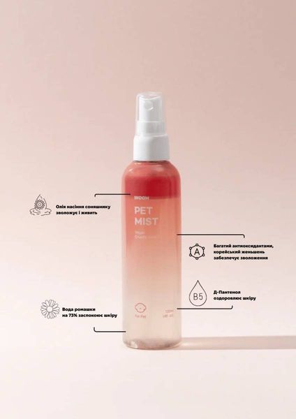 Веганський спрей для грумінгу собак Inoom Pet Mist 120 мл 32750 фото
