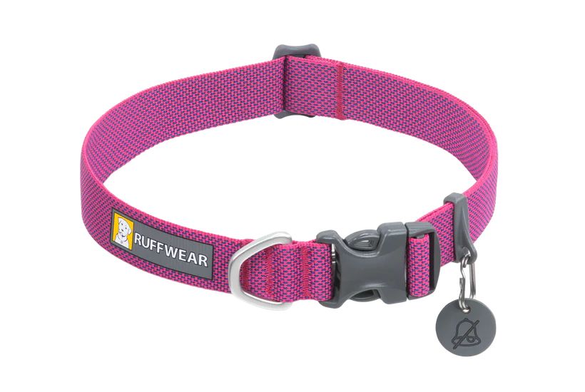 Полегшений нашийник для собак Ruffwear Hi & Light™ 23-28 см Малиновий 30674 фото