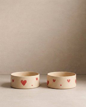 Набор мисок для собак Cozy Hearts Egg Back Home 16,5 см 2 шт. 48852 фото