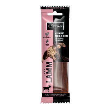 Натуральные мясные колбаски для собак 100% Ягнятина Chewies Hundezigarren для всех возрастов 75 г 48333 фото