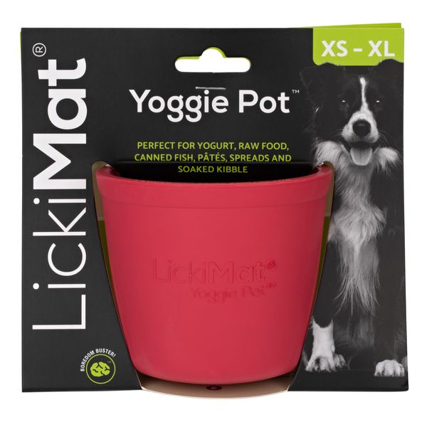 Миска повільного годування собак LickiMat Yoggie Pot Pink 30342 фото