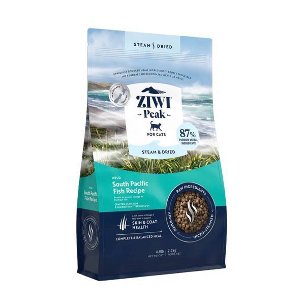 Полнорационный сухой корм для котов Ziwi Peak Steam Dried Дикая рыба Южного океана 2,2 кг 42163 фото